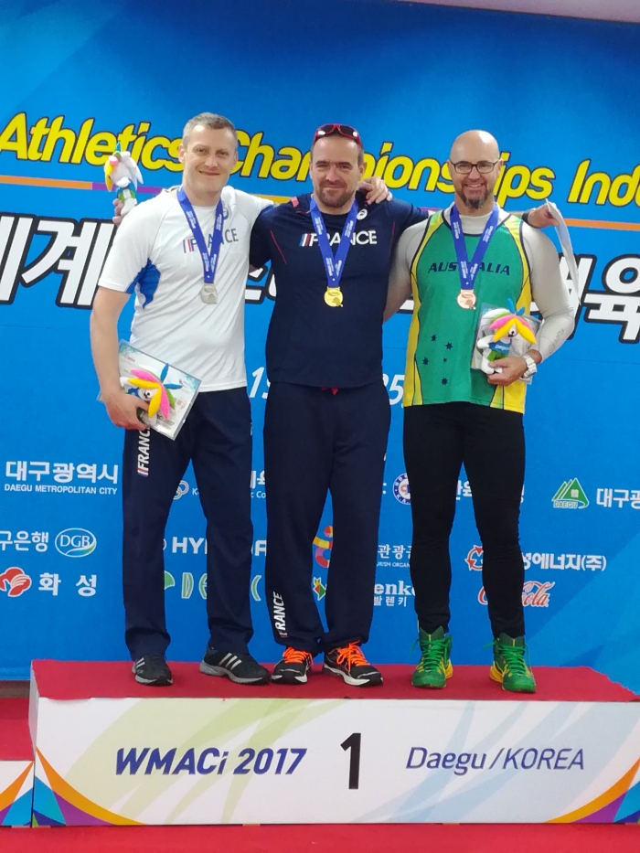 Médaille d'argent pour Alex BAEHR au mondiaux Masters en salle